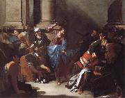 Bernardo Cavallino Christ Driving the Traders from the Temple oil painting reproduction